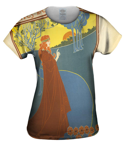 Loius Rhead Newspaper Ad Womens Top