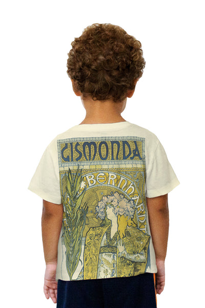 Kids Alphonse Mucha Gismonda Kids T-Shirt