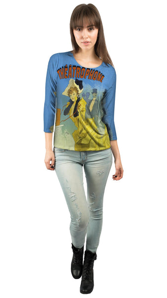 Jules Cheret Theatrophone&nbsp;Womens 3/4 Sleeve