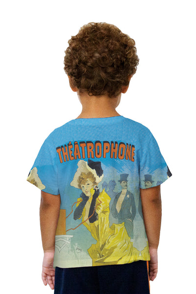 Kids Jules Cheret Theatrophone Kids T-Shirt