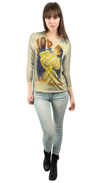 Jules Cheret Job Cigarette&nbsp;Womens 3/4 Sleeve