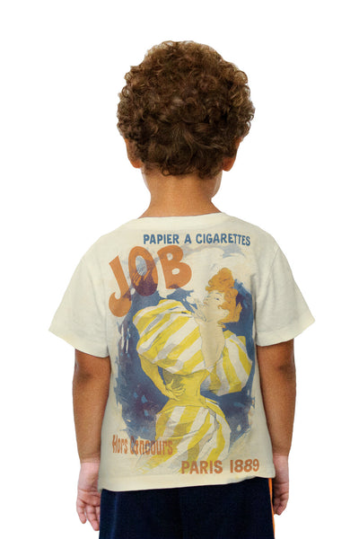 Kids Jules Cheret Job Cigarette Kids T-Shirt