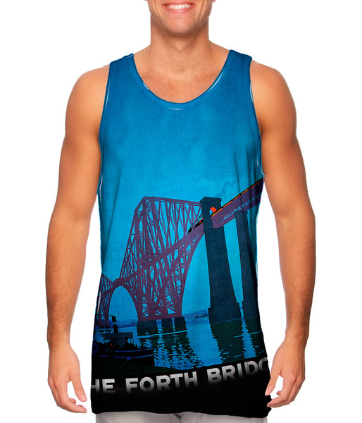 The Forth Bridge Blue&nbsp;Mens Tank Top