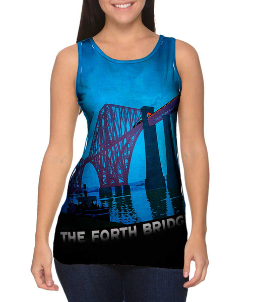 The Forth Bridge Blue&nbsp;Womens Tank Top