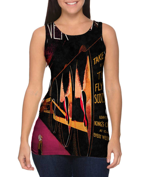 Kings Cross London England - Take Me By The Flying Scotsman&nbsp;Womens Tank Top