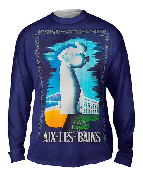 Aix Les Bains France Mens Long Sleeve