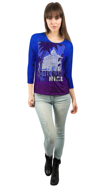 Hotel Auhl Nice France&nbsp;Womens 3/4 Sleeve