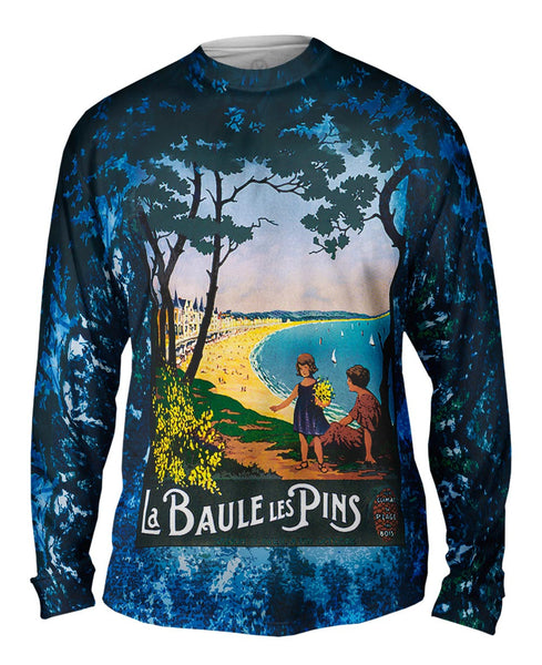La Baule Les Pins France Mens Long Sleeve