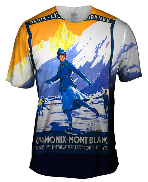 Chamonix Mont Blanck France Mens T-Shirt