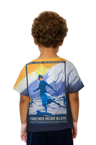 Kids Chamonix Mont Blanck France Kids T-Shirt