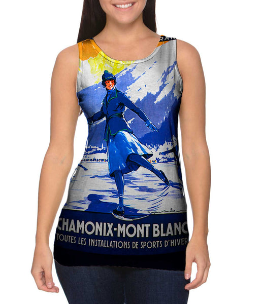 Chamonix Mont Blanck France Womens Tank Top