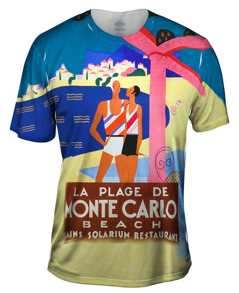 La Plage de Monte Carlo 018 Mens T-Shirt