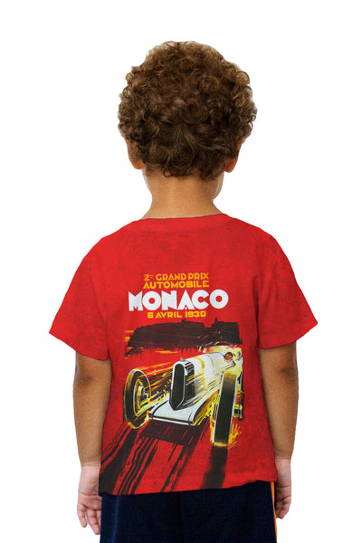 Kids Monaco Grand Prix Automobile Kids T-Shirt