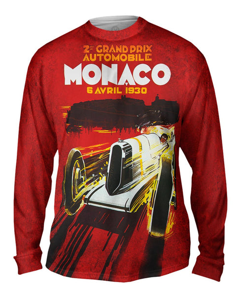 Monaco Grand Prix Automobile Mens Long Sleeve
