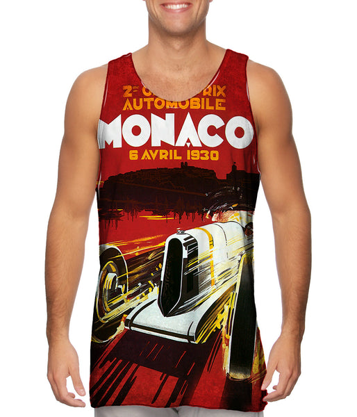 Monaco Grand Prix Automobile Mens Tank Top