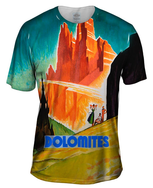 Dolomites Mountains 023 Mens T-Shirt