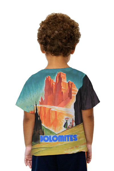 Kids Dolomites Mountains 023 Kids T-Shirt