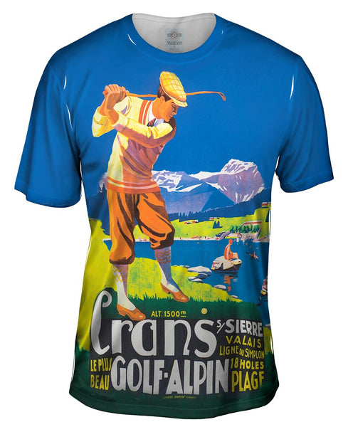Crans Golf Alpin Mens T-Shirt
