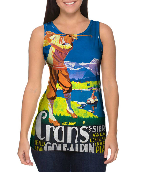 Crans Golf Alpin Womens Tank Top