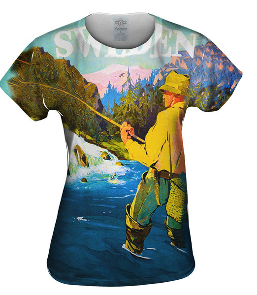 Sweden Fly Fishing 035 Womens Top