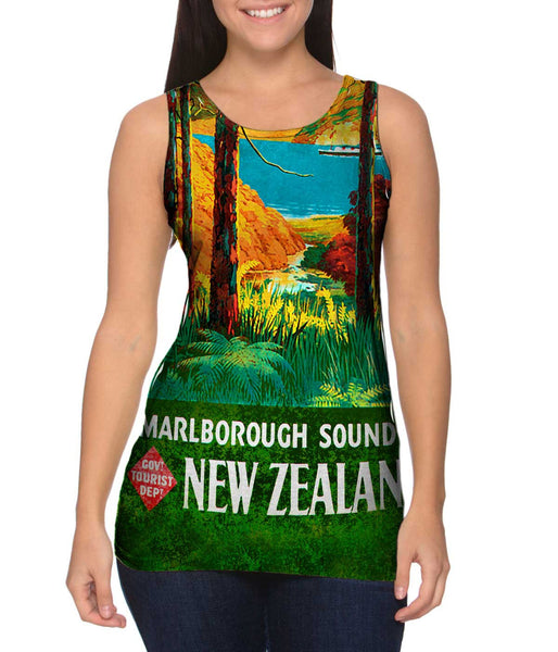 New Zealand Marlborough Sounds 036 Womens Tank Top