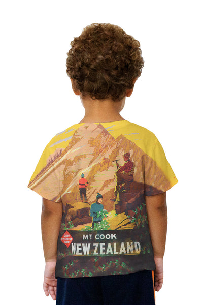Kids New Zealand Mount Cook 037 Kids T-Shirt