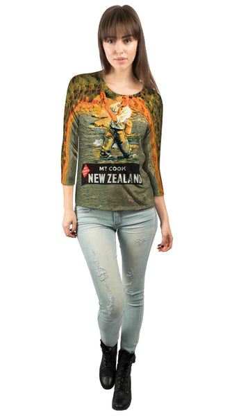 New Zealand For The Worlds Best Sport 038&nbsp;Womens 3/4 Sleeve