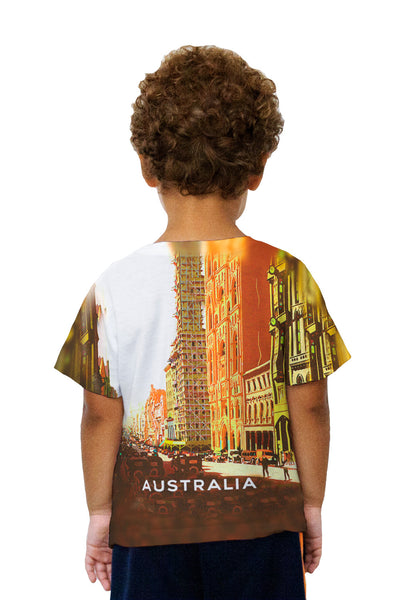 Kids Australia Ninety Years of Progress 042 Kids T-Shirt