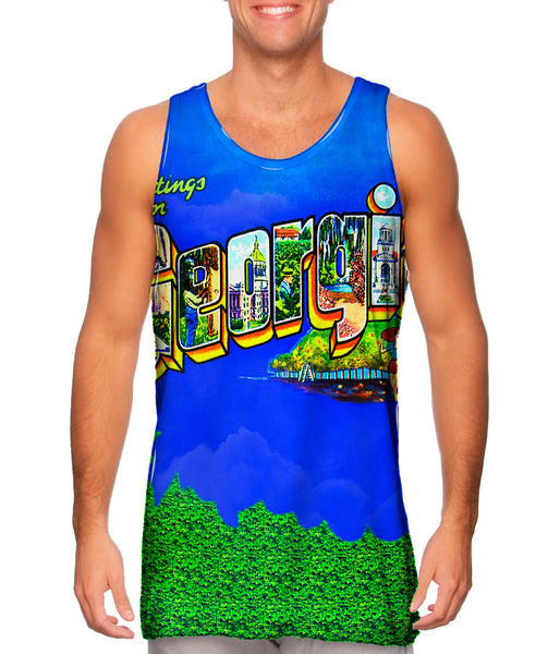 Greetings from Georgia 049 Mens Tank Top