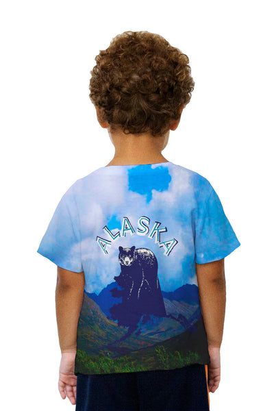 Kids Alaska Bear 055 Kids T-Shirt