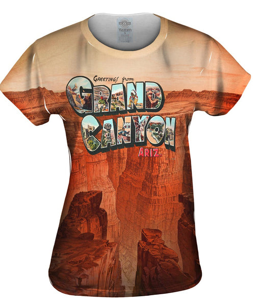 Greetings From The Grand Canyon 063 Womens Top