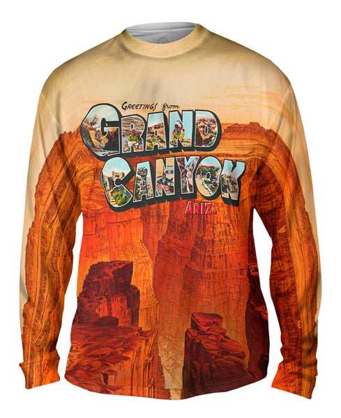 Greetings From The Grand Canyon 063 Mens Long Sleeve