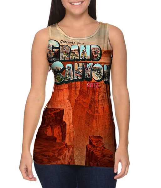Greetings From The Grand Canyon 063 Womens Tank Top