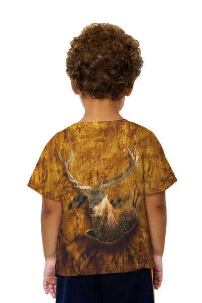 Kids Torn Cafe Deer Kids T-Shirt