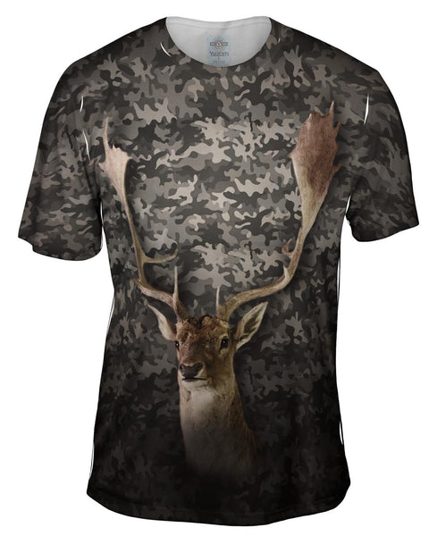 Camoflage Baroque Deer Mens T-Shirt