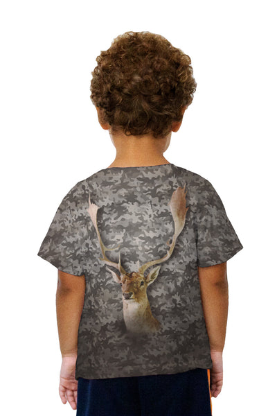 Kids Camouflage Baroque Deer Kids T-Shirt