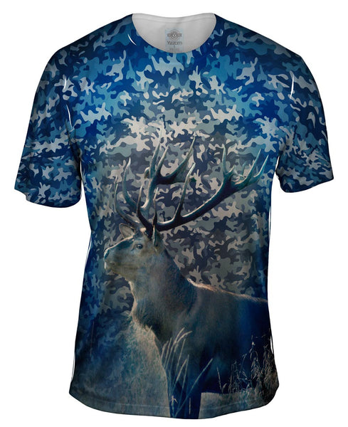 Camoflage Marine Deer Mens T-Shirt