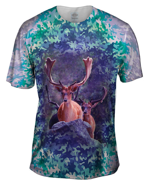 Camoflage Perp Deer Mens T-Shirt