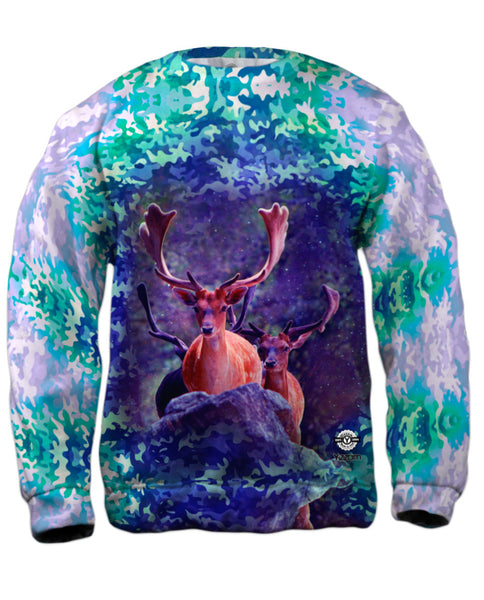 Camouflage Perp Deer Mens Sweatshirt
