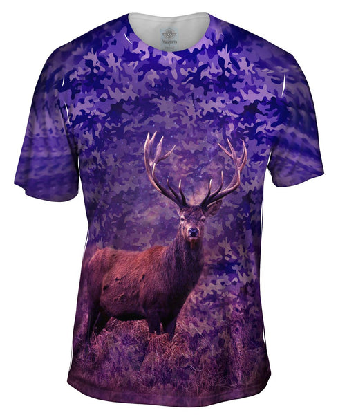 Camoflage Starlight Deer Mens T-Shirt