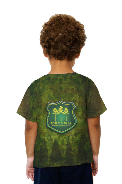 Kids Forest Service Camo&nbsp;Kids T-Shirt