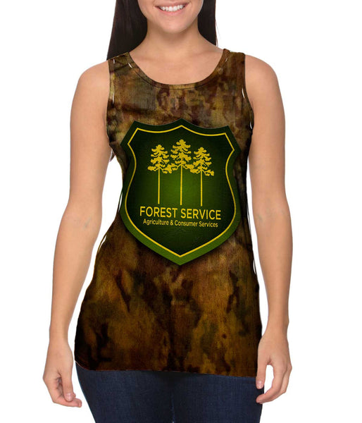 Forest Service Brown Camo&nbsp;Womens Tank Top