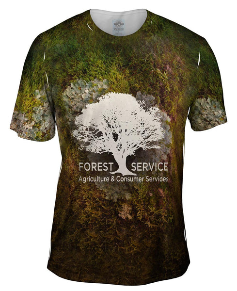 Forest Service Heart Moss Mens T-Shirt