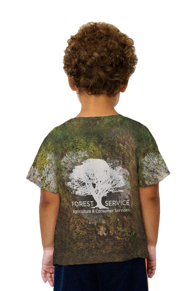 Kids Forest Service Heart Moss&nbsp;Kids T-Shirt