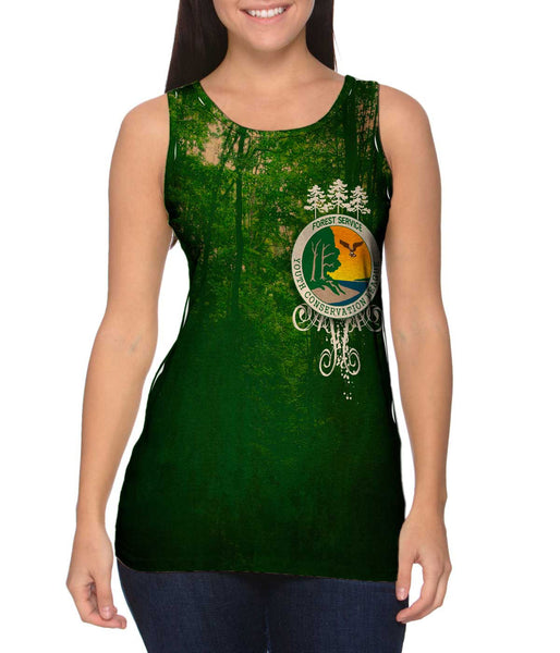 Forest Service Trio Tree&nbsp;Womens Tank Top