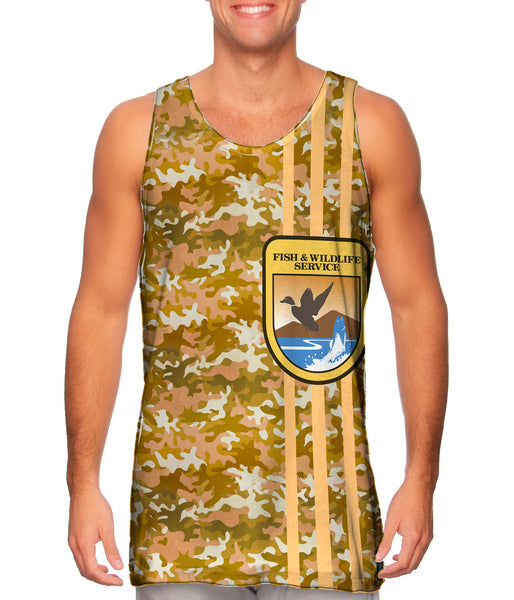 Wildlife Service Yellow Camo&nbsp;Mens Tank Top