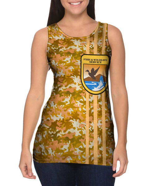 Wildlife Service Yellow Camo&nbsp;Womens Tank Top
