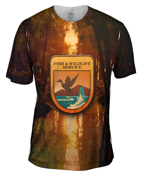 Wildlife Service Lake Mens T-Shirt