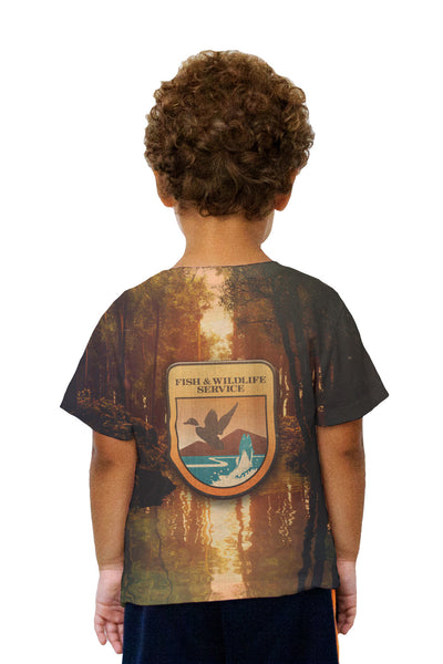 Kids Wildlife Service Lake&nbsp;Kids T-Shirt