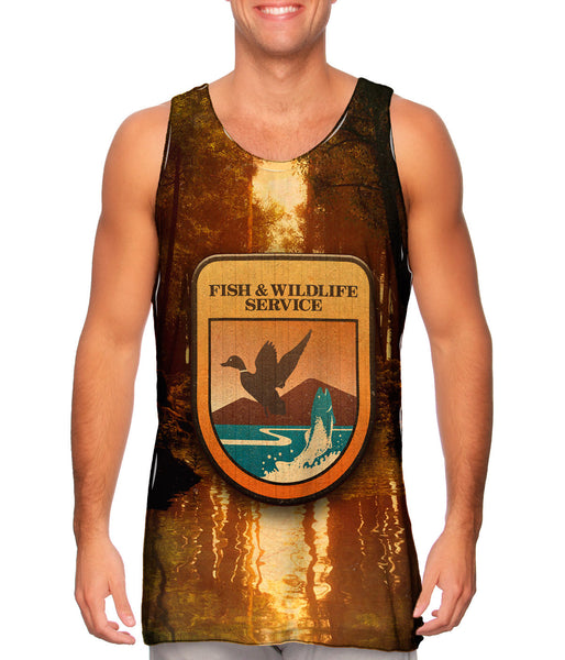 Wildlife Service Lake&nbsp;Mens Tank Top